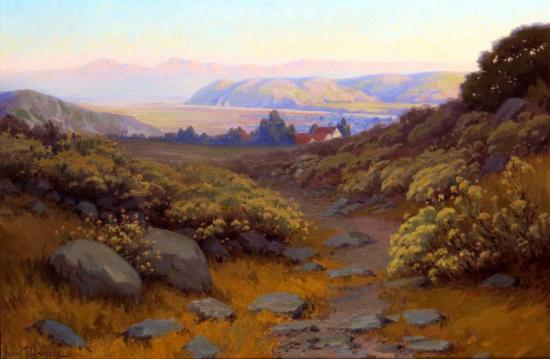 Looking Down River Artwork by John Marshall Gamble