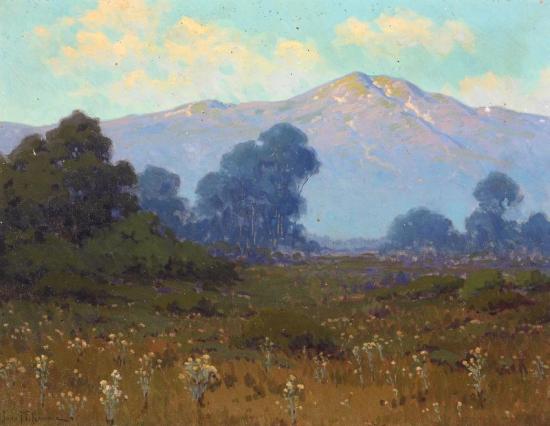 Mountain Landscape, Santa Barbara Artwork by John Marshall Gamble