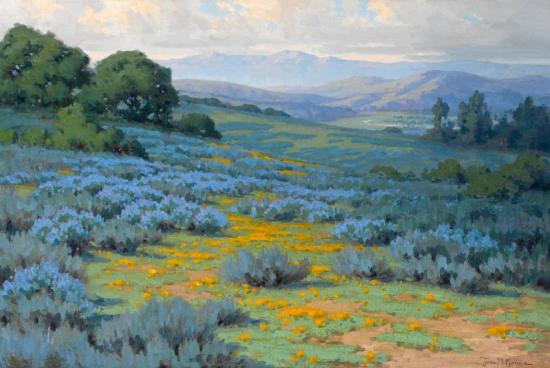 Santa Barbara Landscape Artwork by John Marshall Gamble