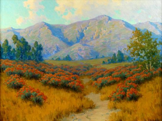 September Evening (wild Buckwheat) Artwork by John Marshall Gamble