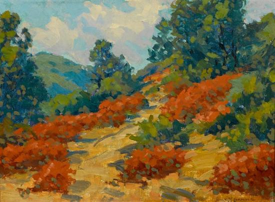 Sketch Of Wild Buckwheat Artwork by John Marshall Gamble