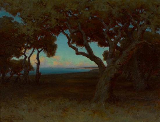 Twilight, Hope Ranch, Santa Barbara Artwork by John Marshall Gamble