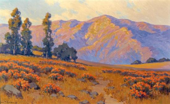 Wild Buckwheat, Evening Artwork by John Marshall Gamble