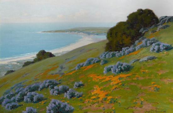Wildflowers Along The Coast Artwork by John Marshall Gamble