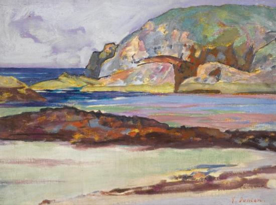 Port Ban, Iona Artwork by John McKirdy Duncan