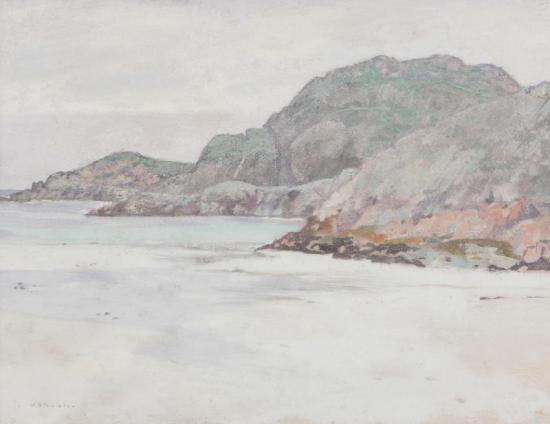 Port Bhan Looking West Artwork by John McKirdy Duncan