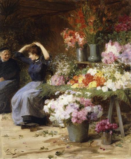 Flower Power Artwork by Victor Gabriel Gilbert