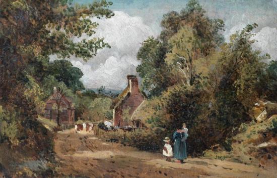 Bishops Stoke, Hampshire Artwork by Frederick Waters Watts