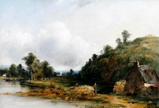 Dedham Vale Landscape Artwork by Frederick Waters Watts