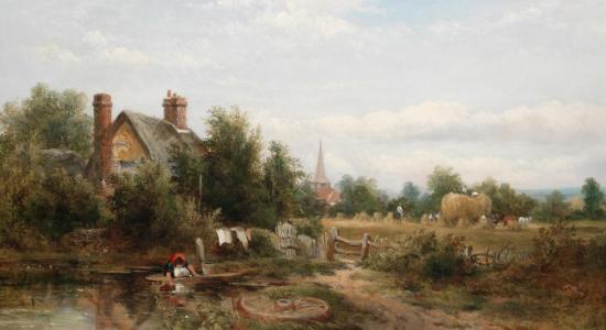 Harvest Time Artwork by Frederick Waters Watts