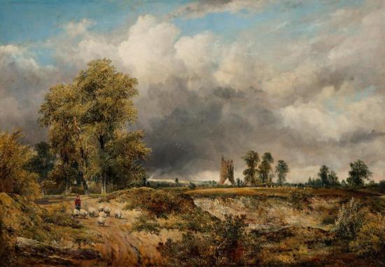 Hedingham Castle, Essex Artwork by Frederick Waters Watts