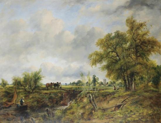 The Vale Of Dedham Artwork by Frederick Waters Watts