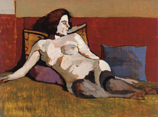 Nudo Di Donna Artwork by Llewelyn Lloyd