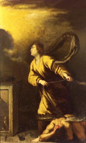 Saint Margaret With The Vanquished Devil Artwork by Domenico Fetti