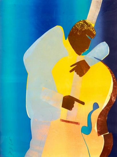 In E Sharp Artwork by Romare Bearden