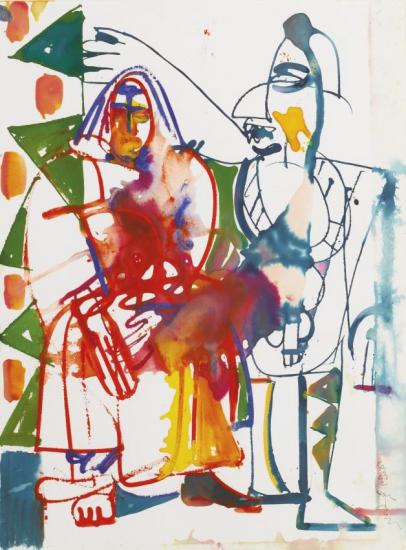 Obeah With Bird Loa Artwork by Romare Bearden