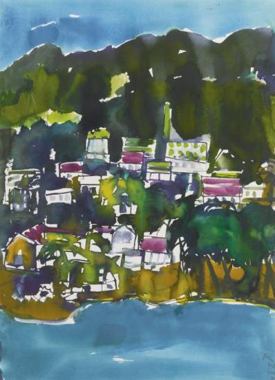 Off The Bay Artwork by Romare Bearden