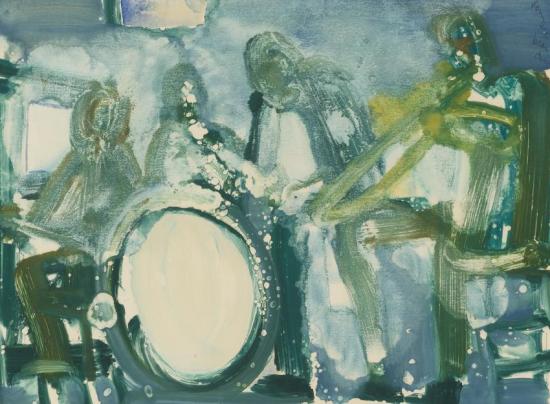 Slippery Horn, Chicago Artwork by Romare Bearden