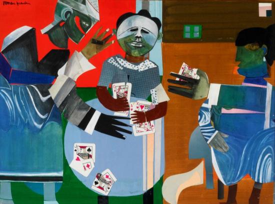 The Gamble Artwork by Romare Bearden