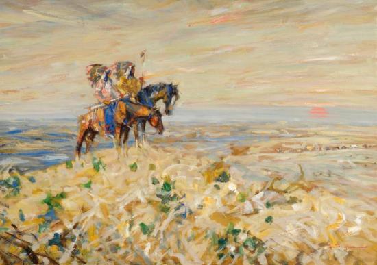 Blackfeet Artwork by Julius Seyler