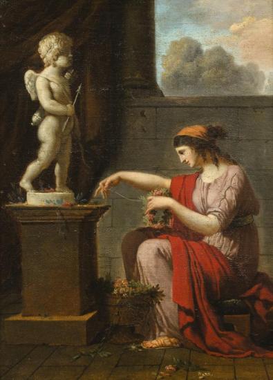 Offering To Love Artwork by Nicolas-andré Monsiau