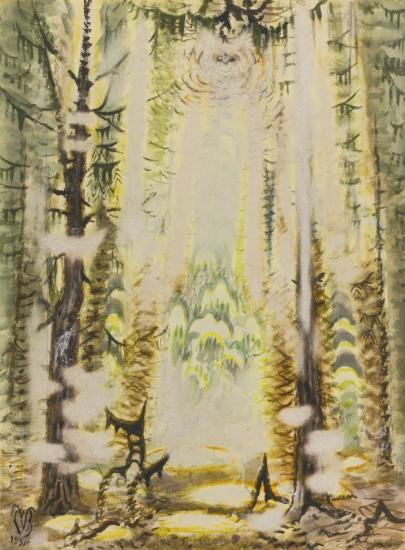 Midsummer In The Woods Artwork by Charles Burchfield