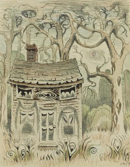 The Pine-knot House Artwork by Charles Burchfield