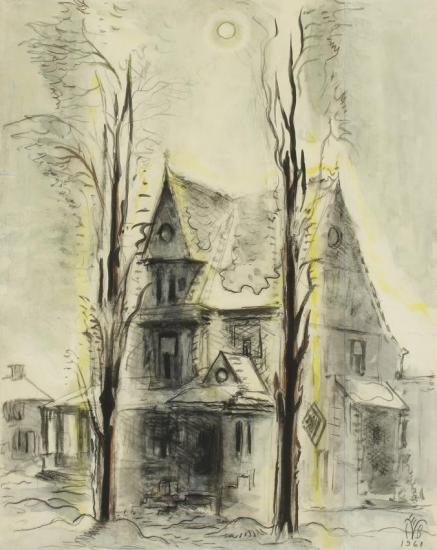Winter Sun Artwork by Charles Burchfield