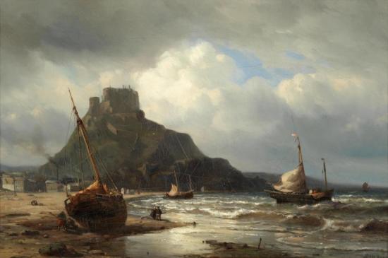 Mont Orgueil Castle, Jersey Artwork by Mauritz F. H. De Haas