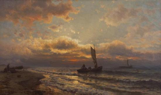 Morning, Long Island, Circa 1880 Artwork by Mauritz F. H. De Haas