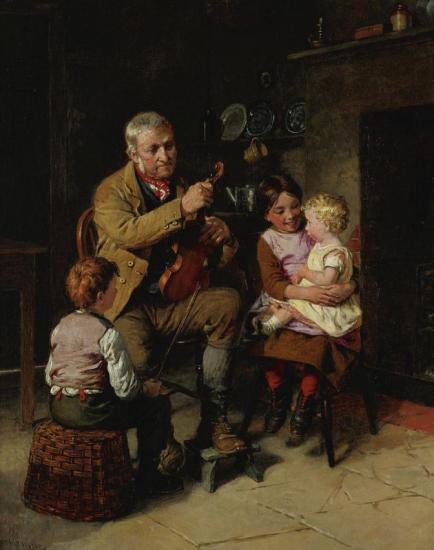 Grandfather's Recital Artwork by William Hemsley