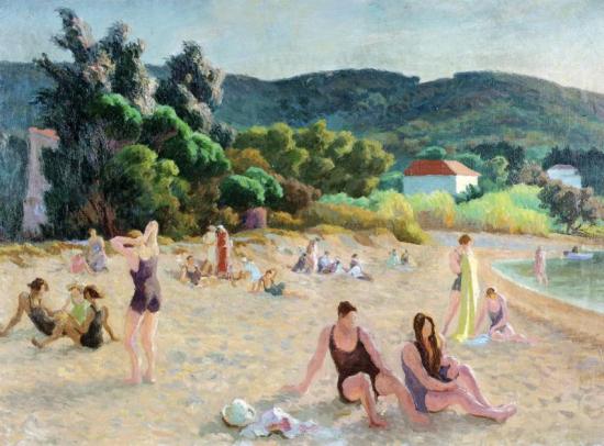 St. Tropez Artwork by Roger Fry