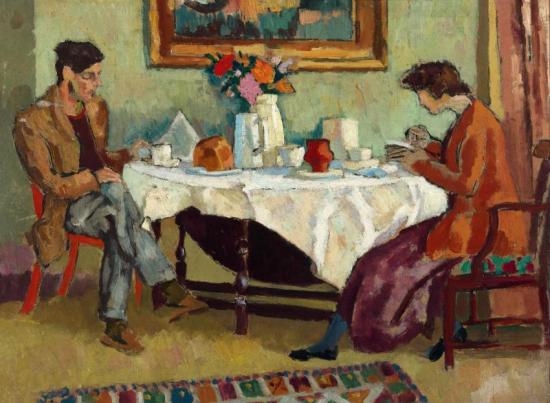 The Breakfast Artwork by Roger Fry