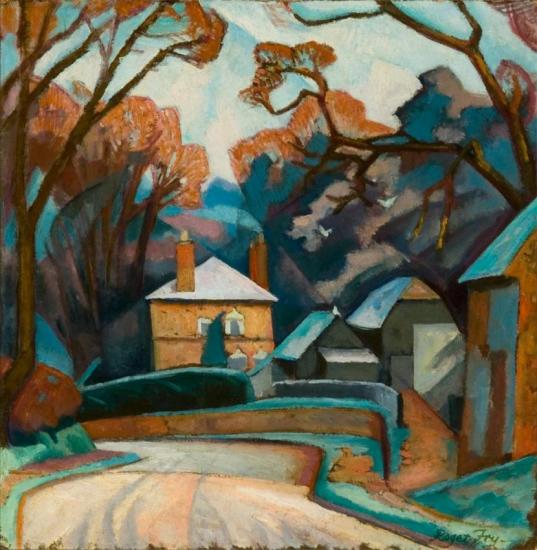 Winter Landscape, 1912-1914 Artwork by Roger Fry