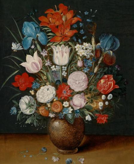 Bouquet Of Flowers In A Vase Artwork by Jan Brueghel the Younger