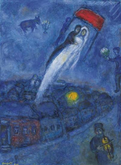 Vision Des Maries Artwork by Marc Chagall