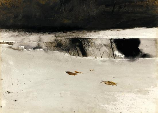 Ice Pool Artwork by Andrew Wyeth
