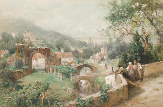 View Of San Rem Artwork by James David Smillie