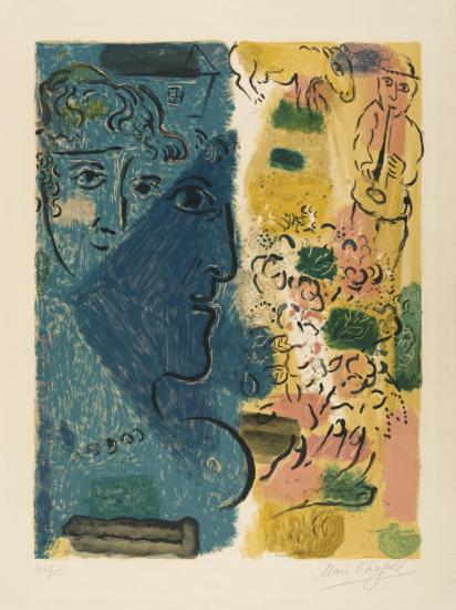 Exhibition Poster Artwork by Marc Chagall