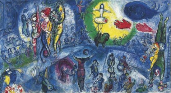 Le Grand Cirque Artwork by Marc Chagall