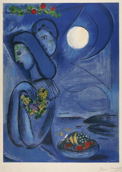 Saint Jean Cap Ferrat Artwork by Marc Chagall