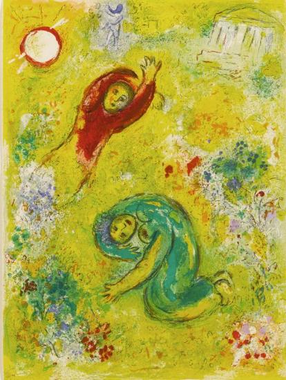The Trampled Flowers Artwork by Marc Chagall