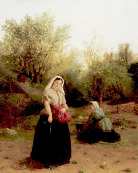 Lunch In The Field Artwork by Albert Fitch Bellows