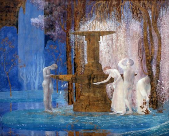 The Fountain Of Inspiration, 1907 Artwork by Constant Montald