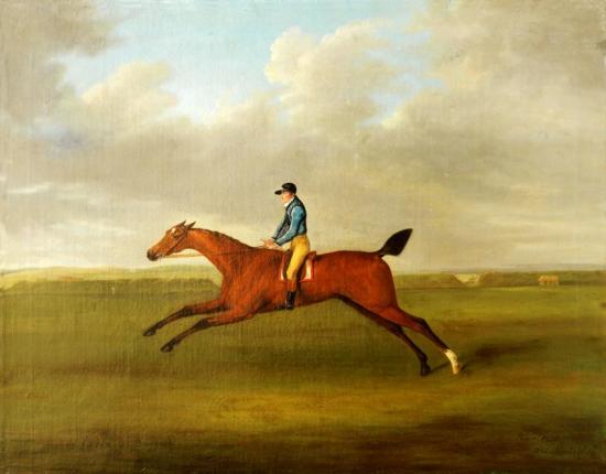 River Cliff, Jockey Up, On Newmarket Heath Artwork by John Nost Sartorius
