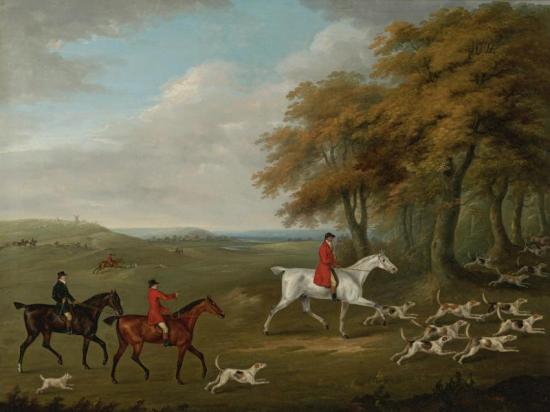 The Duke Of Beaufort's Hunt Breaking Cover Artwork by John Nost Sartorius