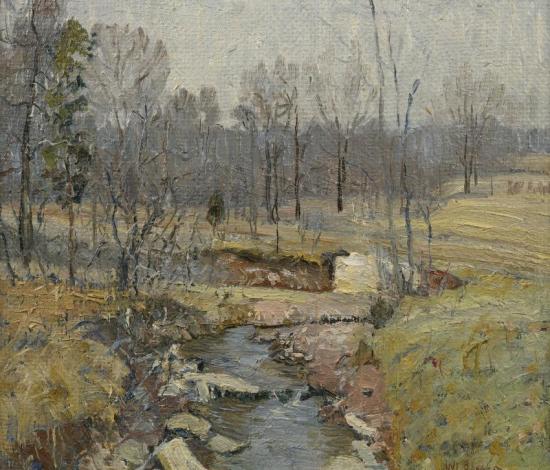Landscape, Early Spring Artwork by Walter Emerson Baum