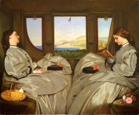 The Travelling Companions, 1862 Artwork by Augustus Leopold Egg