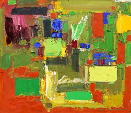 Autumn Gold, 1957 Artwork by Hans Hofmann