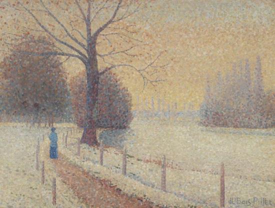 Le Puy En Hiver Artwork by Albert Dubois Pillet